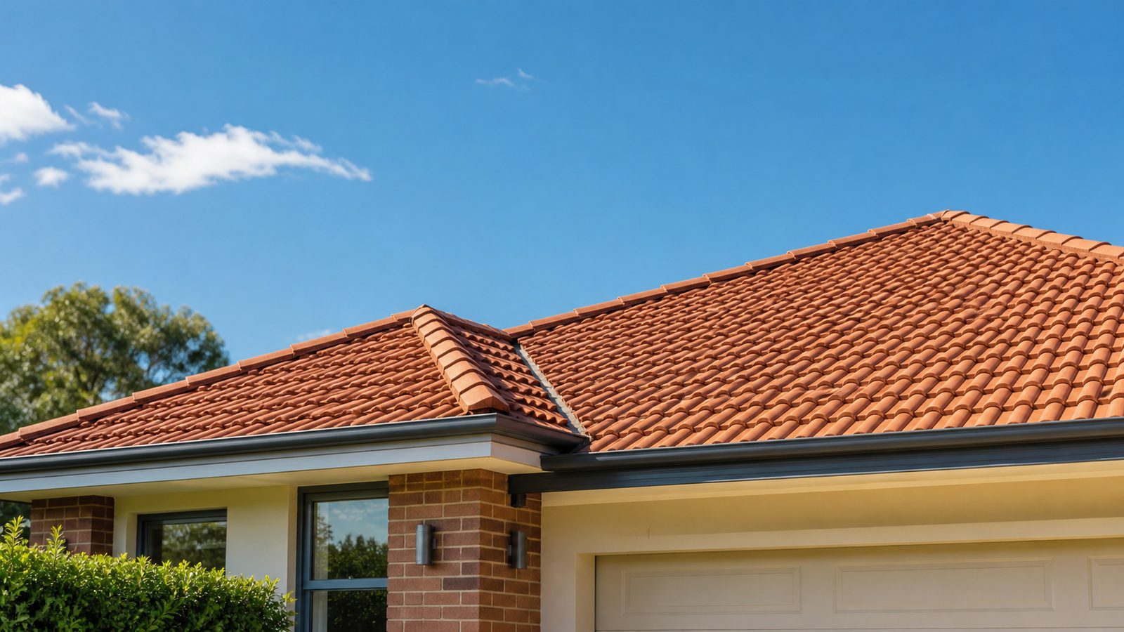 Beautifully restored Australian tile roof